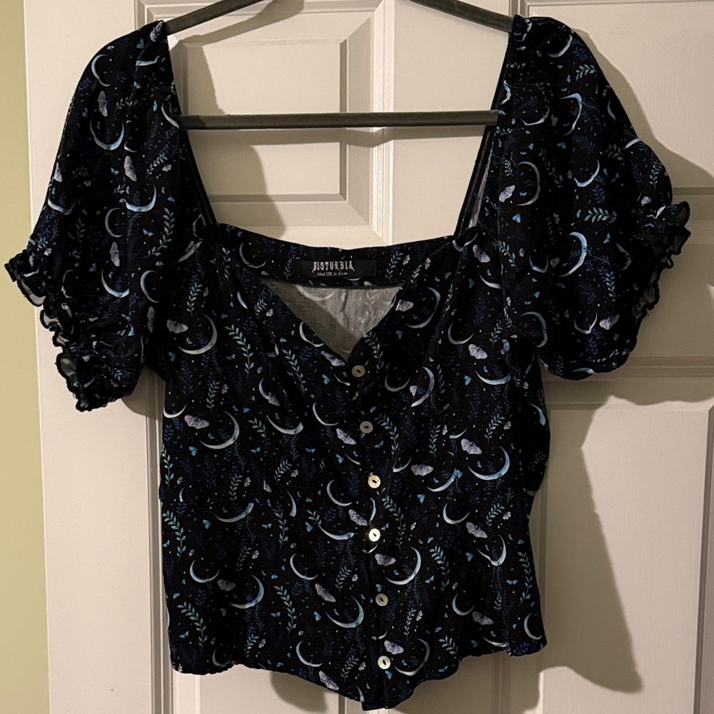 Disturbia Midnight Moon Blouse
